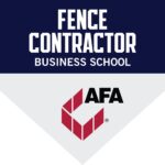 Fence contractor business school AFA colored logo