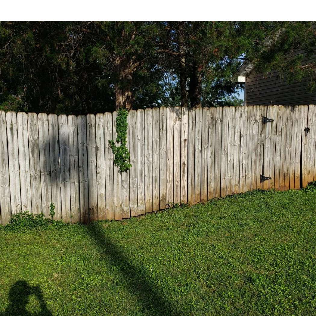 An Old Demolished Fence That Master Fence LLC Repaired