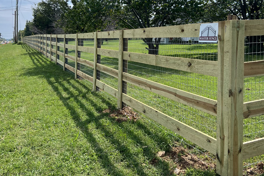 Farm Fencing Rail Fence